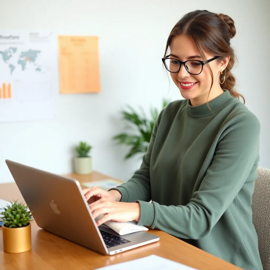 Persoon die verschillende spaarrekeningen vergelijkt op laptop