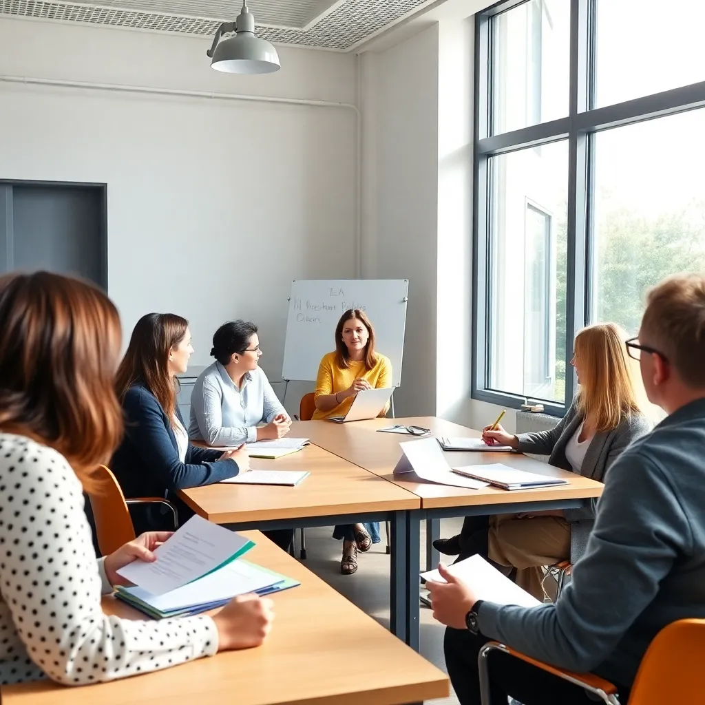 Een jonge Nederlandse vrouw die haar maandelijkse budget plant met behulp van een laptop en notitieboek